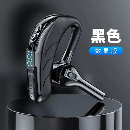 X13 Single Ear Headset with Mic Bluetooth 5.1 Earphone Noise Cancelling Waterproof Earpiece Wireless Handsfree Long Standby Time